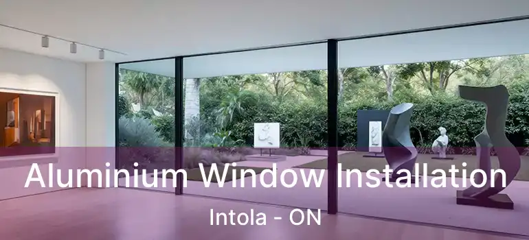  Aluminium Window Installation Intola - ON