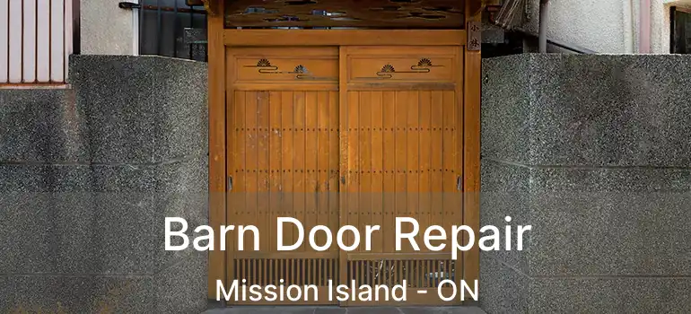  Barn Door Repair Mission Island - ON