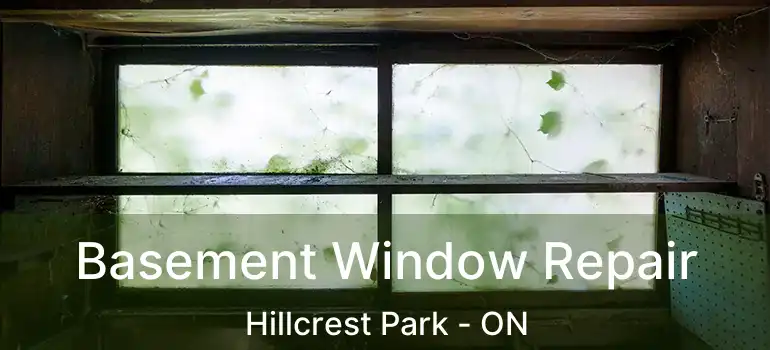  Basement Window Repair Hillcrest Park - ON