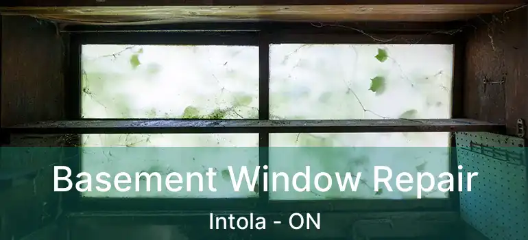  Basement Window Repair Intola - ON