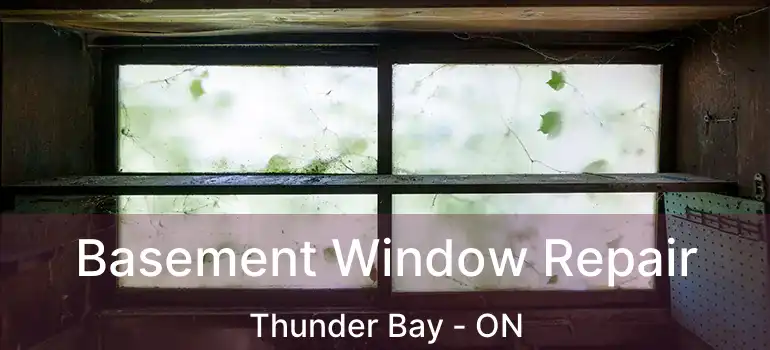  Basement Window Repair Thunder Bay - ON