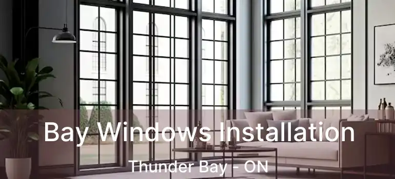  Bay Windows Installation Thunder Bay - ON