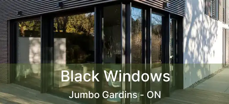  Black Windows Jumbo Gardins - ON