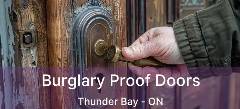  Burglary Proof Doors Thunder Bay - ON