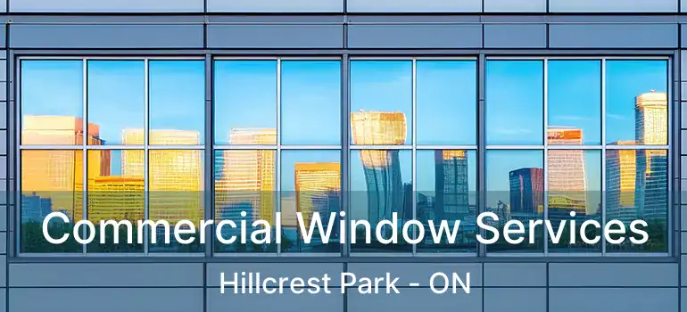  Commercial Window Services Hillcrest Park - ON