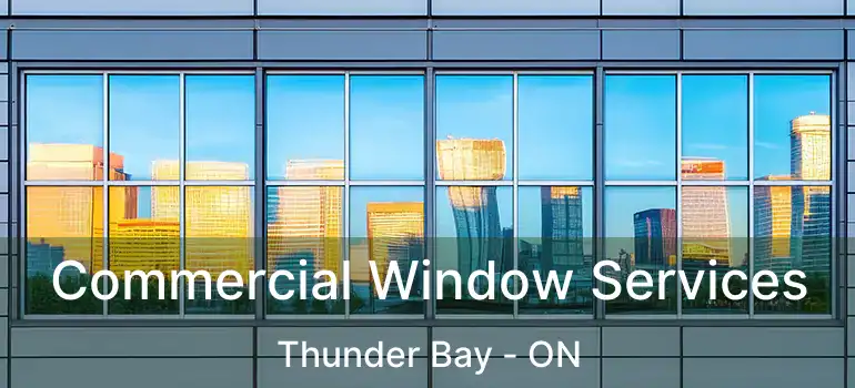  Commercial Window Services Thunder Bay - ON