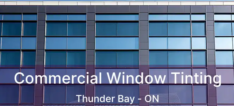  Commercial Window Tinting Thunder Bay - ON