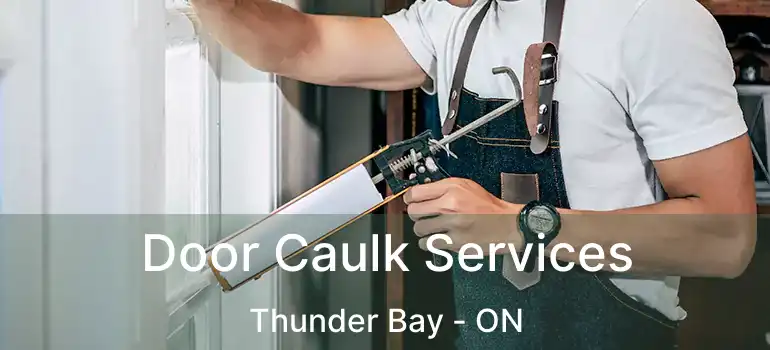  Door Caulk Services Thunder Bay - ON