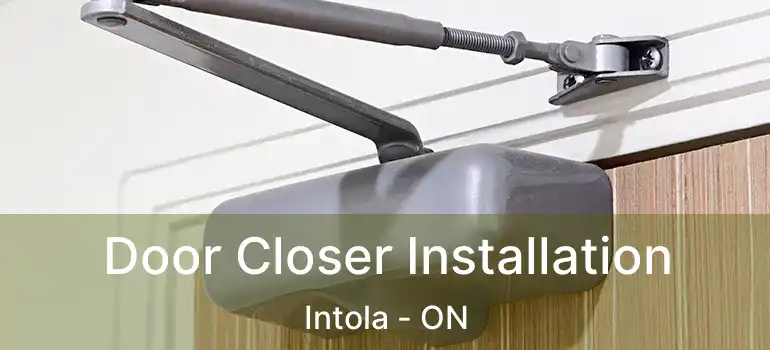  Door Closer Installation Intola - ON