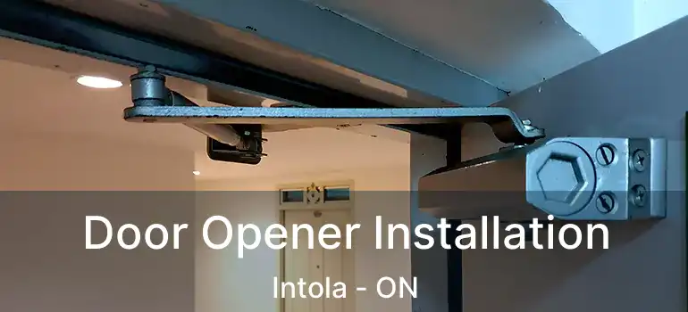  Door Opener Installation Intola - ON