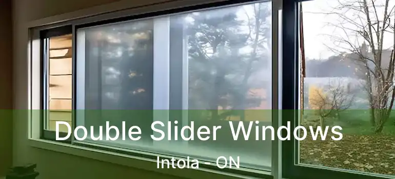  Double Slider Windows Intola - ON