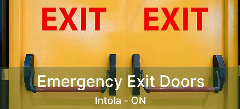  Emergency Exit Doors Intola - ON