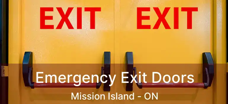  Emergency Exit Doors Mission Island - ON