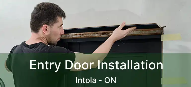  Entry Door Installation Intola - ON