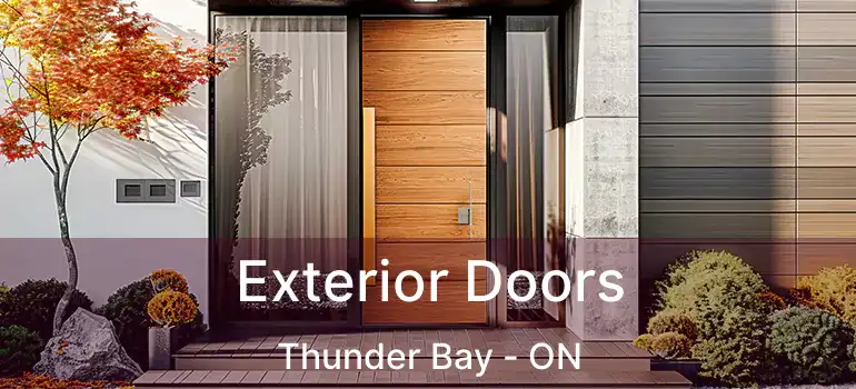  Exterior Doors Thunder Bay - ON