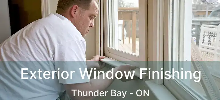  Exterior Window Finishing Thunder Bay - ON