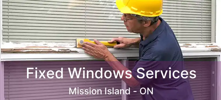  Fixed Windows Services Mission Island - ON