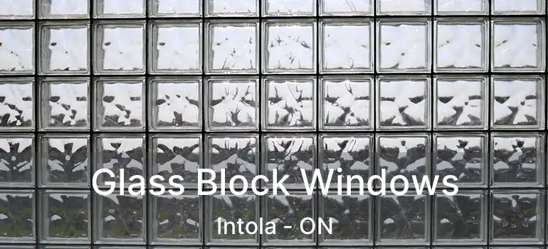  Glass Block Windows Intola - ON