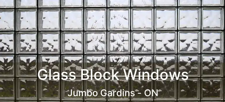  Glass Block Windows Jumbo Gardins - ON