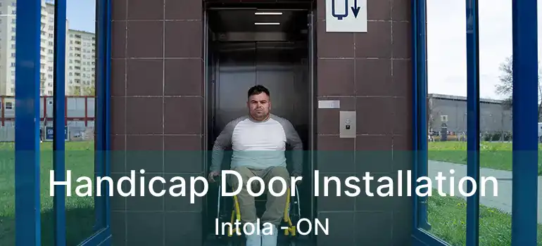  Handicap Door Installation Intola - ON