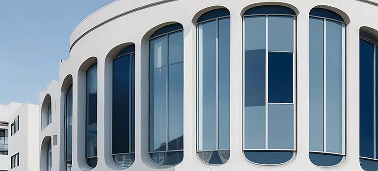 Geometric Window Curtains in McKellar Island, ON