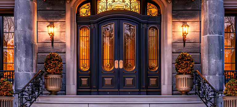 Tempered Sidelights Custom Installation in McKellar Island, Ontario