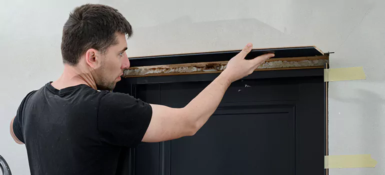 Wood Door Hole Repair in Westfort, ON