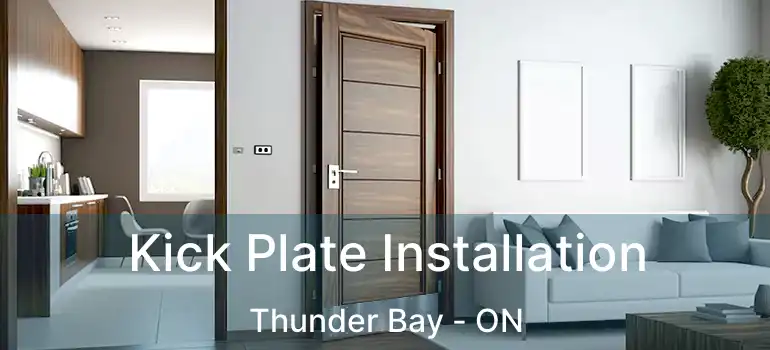  Kick Plate Installation Thunder Bay - ON