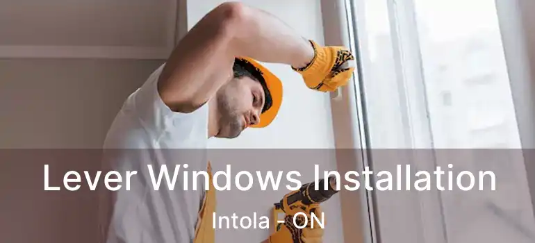  Lever Windows Installation Intola - ON