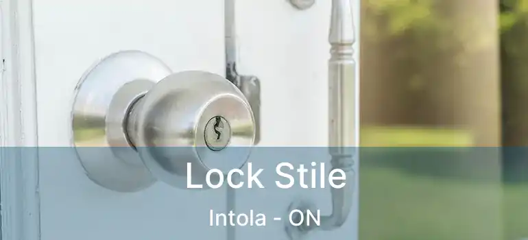  Lock Stile Intola - ON