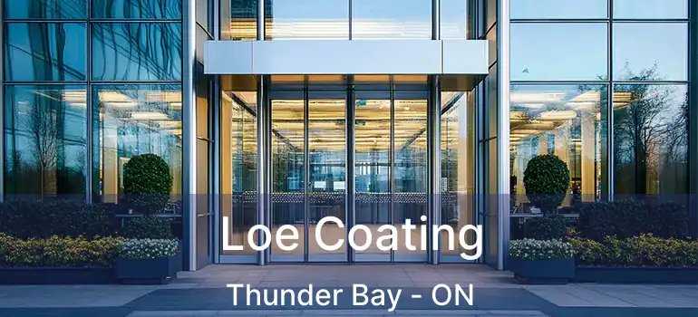  Loe Coating Thunder Bay - ON