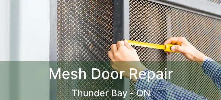  Mesh Door Repair Thunder Bay - ON