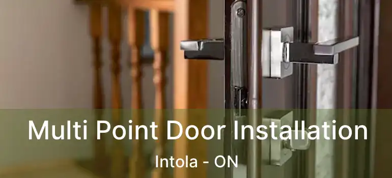  Multi Point Door Installation Intola - ON