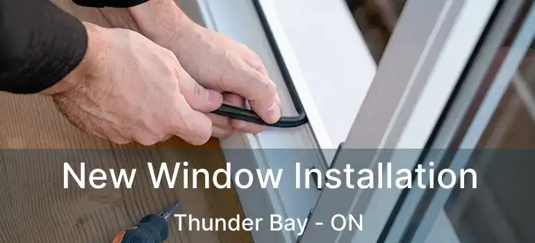  New Window Installation Thunder Bay - ON