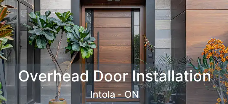  Overhead Door Installation Intola - ON