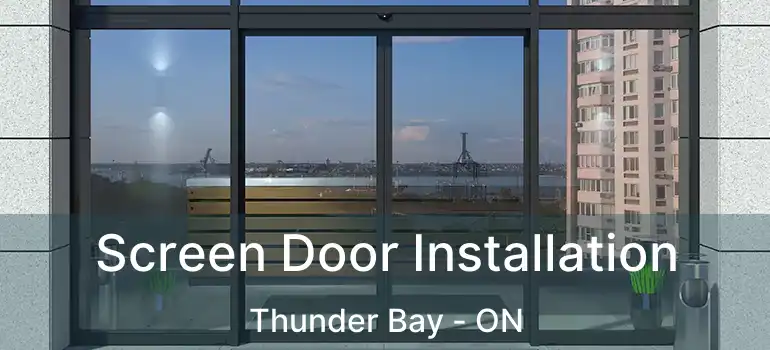  Screen Door Installation Thunder Bay - ON