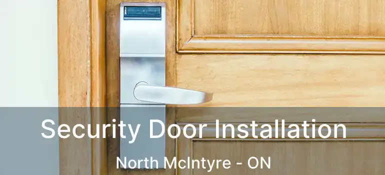  Security Door Installation North McIntyre - ON