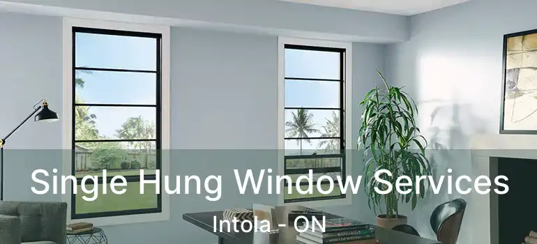  Single Hung Window Services Intola - ON