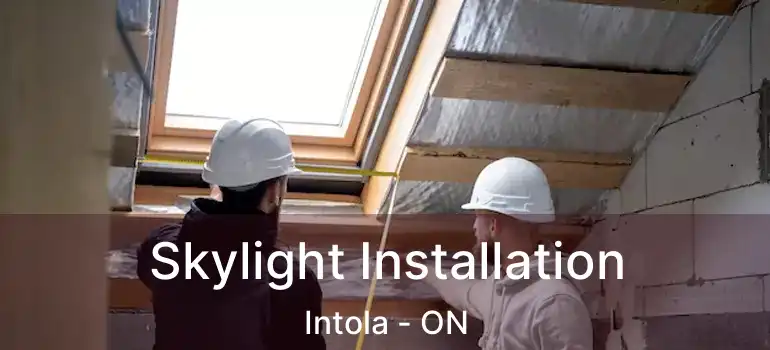  Skylight Installation Intola - ON