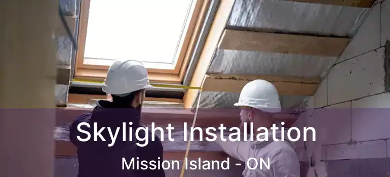  Skylight Installation Mission Island - ON