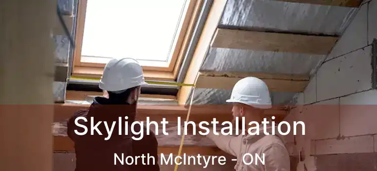  Skylight Installation North McIntyre - ON