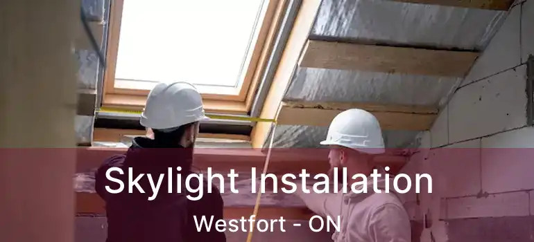  Skylight Installation Westfort - ON