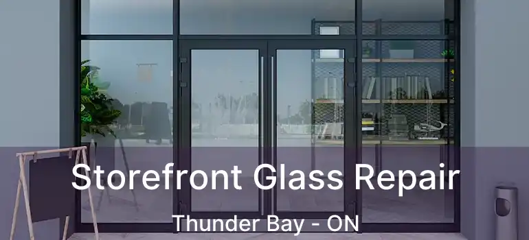  Storefront Glass Repair Thunder Bay - ON