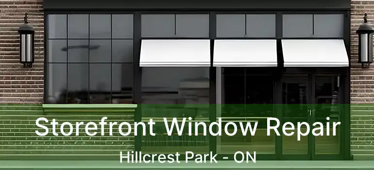  Storefront Window Repair Hillcrest Park - ON