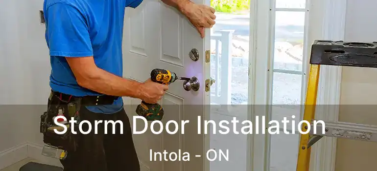  Storm Door Installation Intola - ON