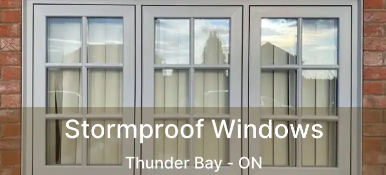  Stormproof Windows Thunder Bay - ON