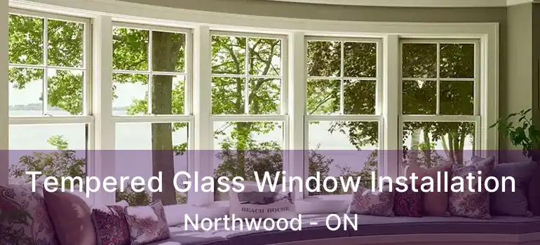  Tempered Glass Window Installation Northwood - ON