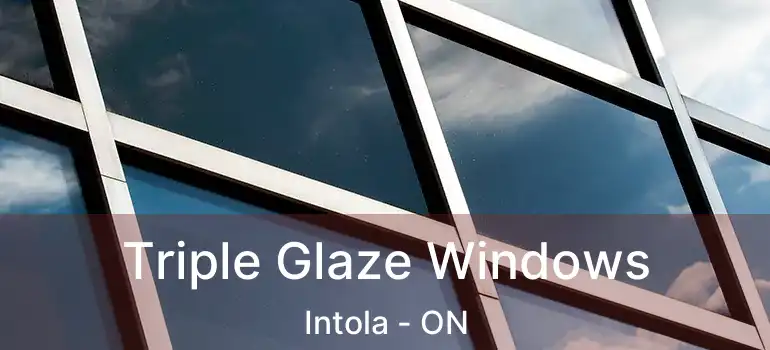  Triple Glaze Windows Intola - ON