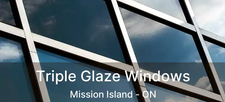  Triple Glaze Windows Mission Island - ON