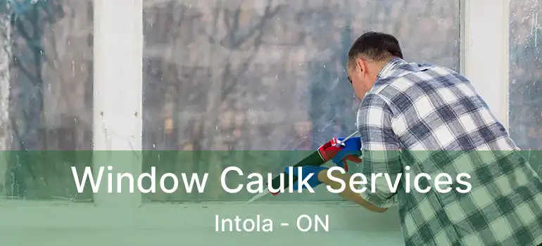  Window Caulk Services Intola - ON